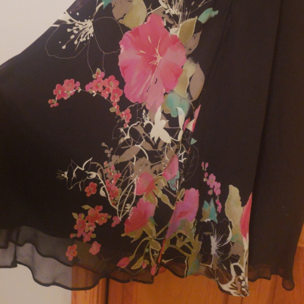 100% Silk STUNNING Coldwater Creek Dress - Picture 8 of 8